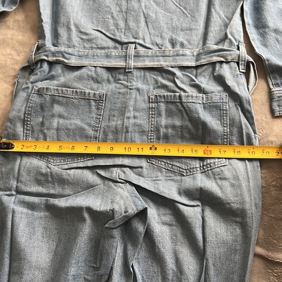 NWOT Outerknown Wyatt Denim Jumpsuit Blue Size Small - Picture 11 of 11